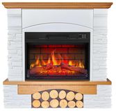 ArtiFlame Poêle électrique Roxwell AF23BS avec chauffage de 1800 W, effet de flamme réaliste, éclairage LED, télécommande, minuterie, noir