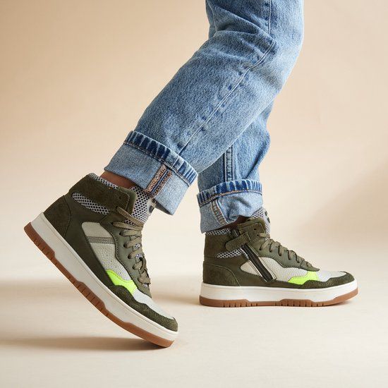 Muyters Sneakers groen Leer - Maat 31 - Kinderschoenen