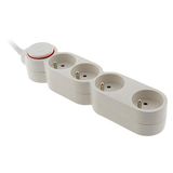 Zenitech - Kwaliteitsverlengsnoer 6A - Goudkleurig 5m
