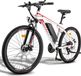 Hailong One Vélo électrique de montagne 26 pouces, e-MTB, moteur 250W, batterie 13,5Ah, 21 vitesses, vélo de ville, blanc
