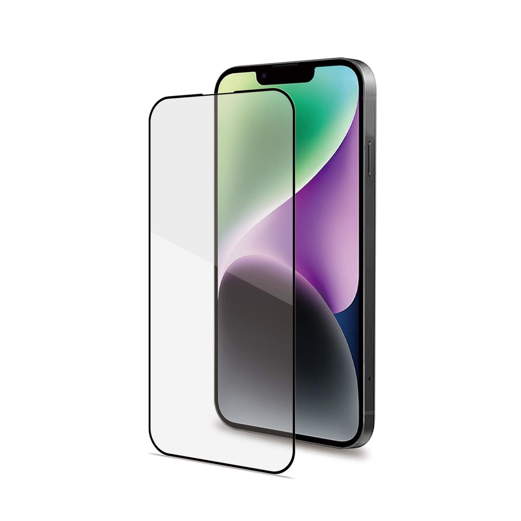 Celly FULLGLASS1053BK Screenprotector voor Apple iPhone 15 - Gehard Glas - Zwart