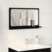 vidaXL Étagère murale Noyer noir 60 x 10,5 x 37 cm