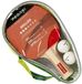 Pegasi 2x Tafeltennisbatjes - 3 Ster Skilled - Incl. Pingpongballen en Badhoes