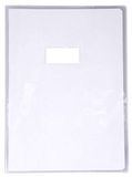 Clairefontaine Calligraphe 73200C Schriftomslag Cristalux Kleurloos - A4 21x29,7 cm - 22/100ste met Etikethouder - PVC Transparant Glad