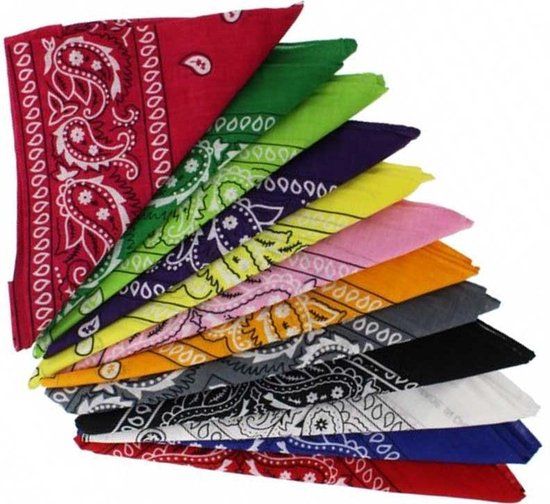 Zac's Alter Ego Paisley Bandana Pack - 12 stuks - Multicolours