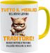 Jungle Mug Afscheidsmok voor collega's | grappige mok verraders | afscheidscadeau voor collega's | professionele mok | pensioen cadeau man | grappige mok voor kantoor | collega's cadeau (goud)