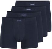 Tom Tailor - Korte boxershorts in een set van 4 - Maat L/6 - blue-dark-solid