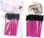 PARENCE.- Premium Silicone Soft Fiber Semi Herbruikbare en Wasbare Wimperborstel 20pcs