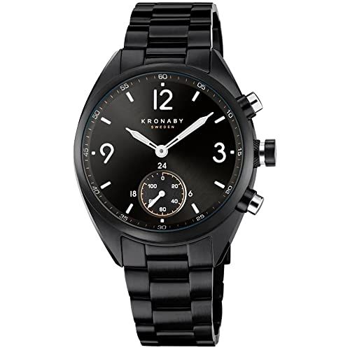 Kronaby S3115/1 Men's Black Apex Hybrid Smartwatch - 7350012580674