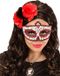 Widmann Rood glittermasker Día de los muertos