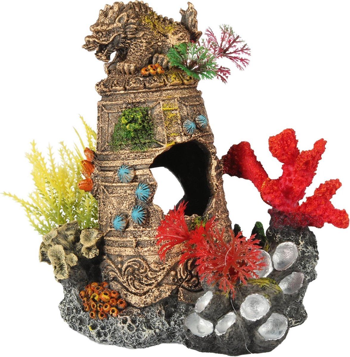 Aqua Della Gezonken Artefact - Aquarium Ornament - 16.5x12.5x17.8 cm