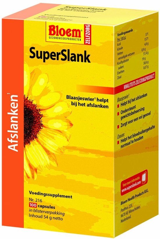 Bloem Superslank - 100 capsules