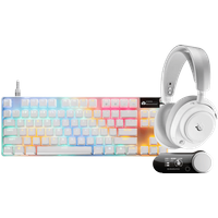 SteelSeries Arctis Nova Pro Omni Wit + Apex Pro TKL Gen 3 Qwerty Wit