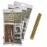 Ferplast Hondensnack Natuurlijke Hondensnack Mondhygiëne Tegen Slechte Adem met Ascophillum Zeewier 3 Pack Kit 315g