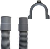 Boni-Shop® Tuyau d'évacuation Lave-linge & Lave-vaisselle - 3/4 pouce, 2 mètre