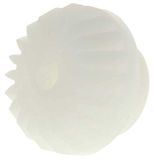 RS PRO POM hoekversnellingsbak tandwiel, afschuining 2:1 module 0,8, 20 tanden, boring 4 mm
