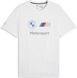Puma BMW M Motorsport Essentials+ T-shirt voor Heren, Wit, Maat L