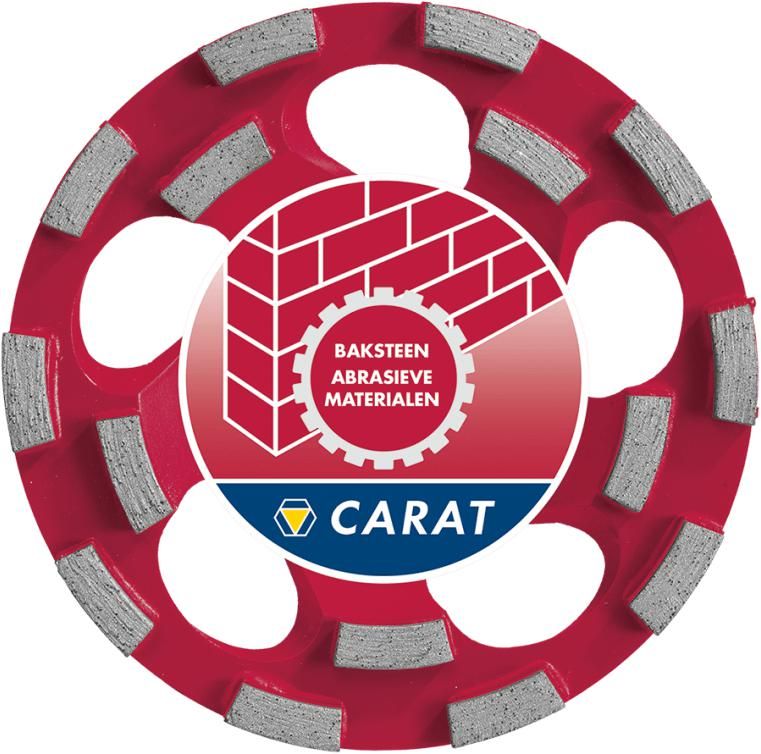 Slijpkop Baksteen Ø125x22,23 mm Dustec®, Cubd Master