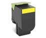 Lexmark 70C20YE Toner Cartridge - Yellow - 1000 Pages - Original