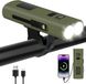Sans marque Super Lumineux Phare de vélo avec 6 modes d'éclairage et batterie rechargeable - Étanche et léger