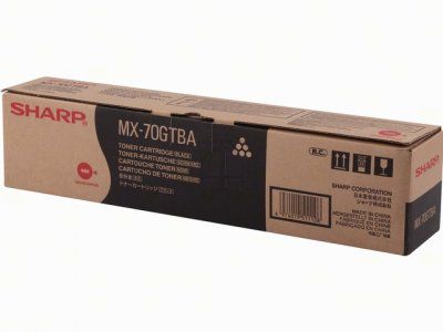 Sharp MX70GTBA Zwart Toner Cartridge - 42000 Pagina's - Compatibel met Sharp MX-70GTBA