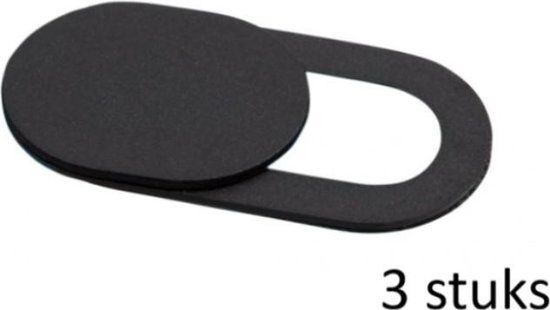 Sitna 3x Webcam Cover - Zwart - Privacy