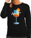 Bellatio Decorations Apres ski sweater dames - aperholic - zwart - S