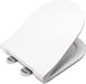 Holland Connections abattant de WC, antibactérien, ovale, Duroplast, blanc, moderne, avec déclipsage rapide