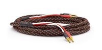 Dynavox Perfect Sound Flex luidsprekerkabel, geconfectioneerd, extreem flexibel, hifi-kabel met vergulde bananenholle stekkers, verliesvrije signaaloverdracht, zeer zuiver OFC-koper, paar, lengte 5 m
