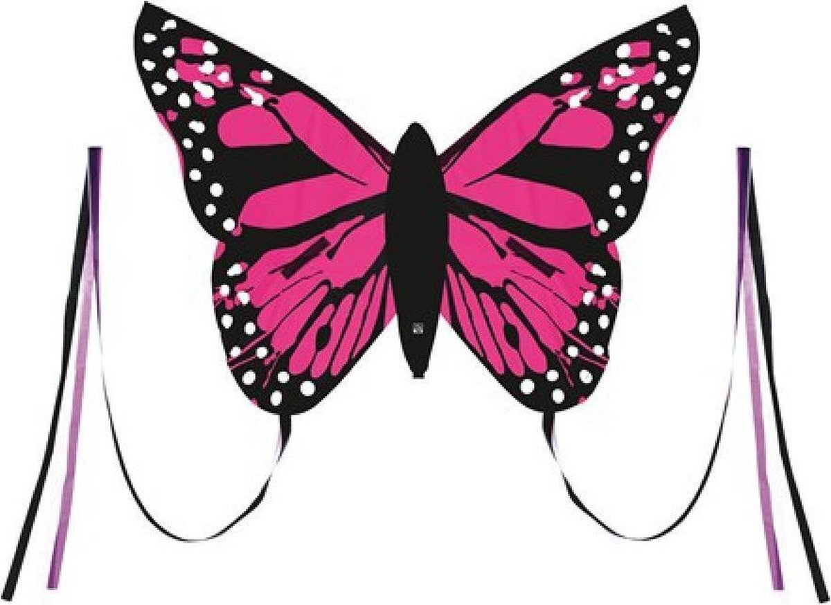 Wolkenstürmer Wolkenstürmer Vlieger Bella Butterfly Junior 80 Cm Roze 4-delig