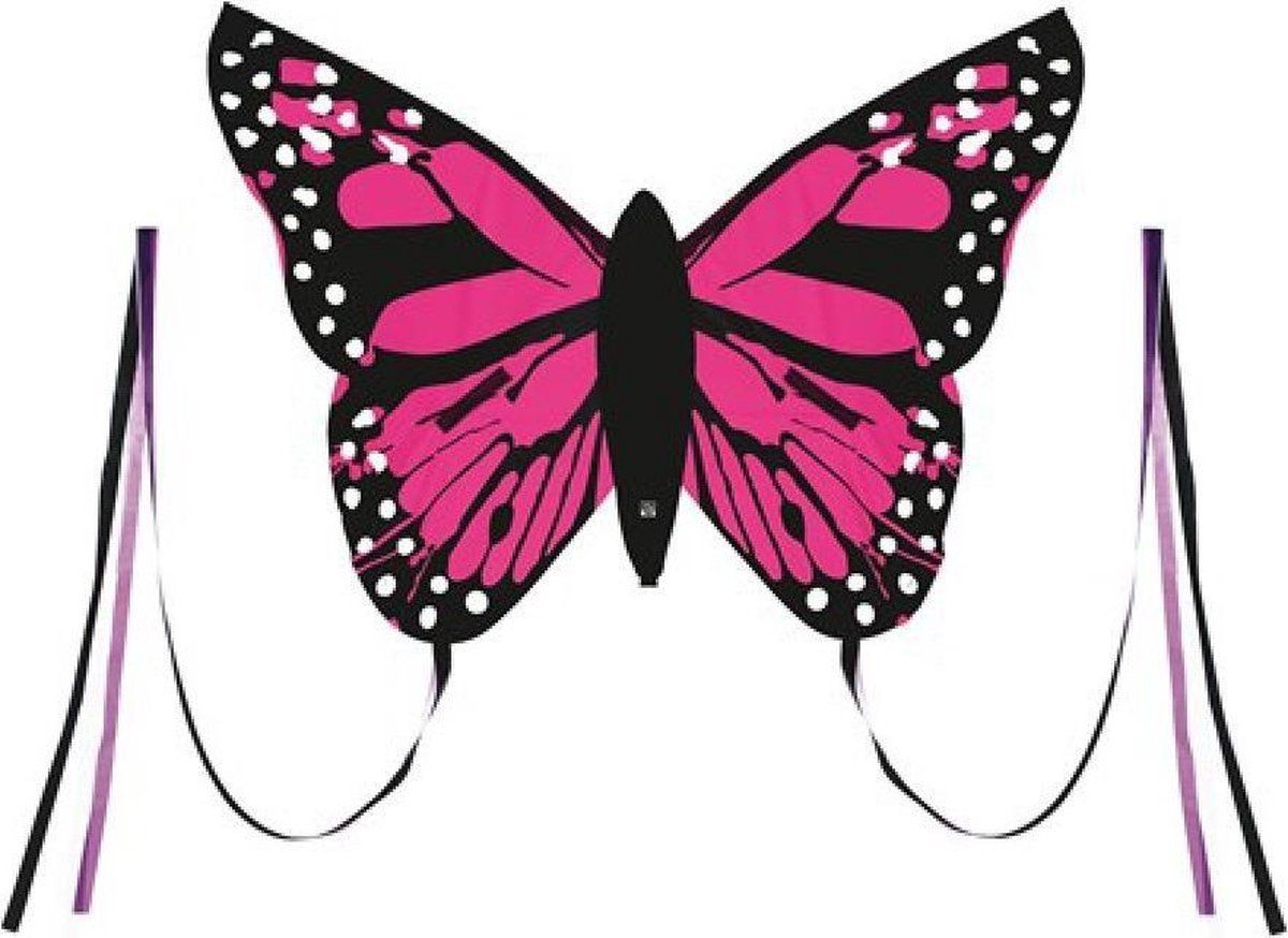 Wolkenstürmer Wolkenstürmer Vlieger Bella Butterfly Junior 80 Cm Roze 4-delig