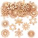 Baker Ross Kleine Bloemen van Hout - Knutselspullen voor Kinderen (45 stuks)