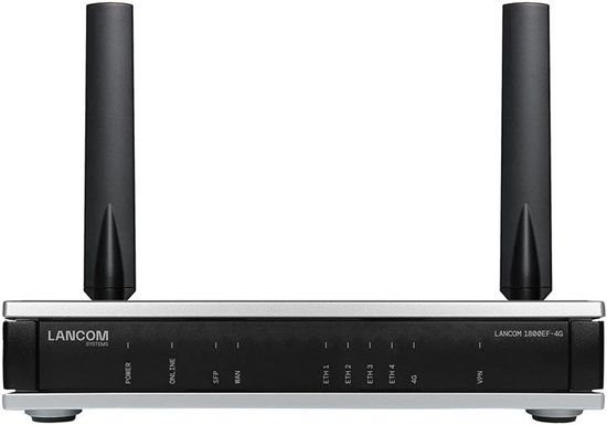 Lancom Systems 62164 bedrade router Gigabit Ethernet Zwart, Grijs