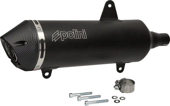 Polini Uitlaat Racing zwart Peugeot Metropolis 400cc