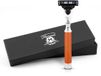 Haryali London 3 Edge Scheermes voor Mannen en Vrouwen - Smart Grip Lichaam & Gezichtsscheermes - Metallic Scheermes voor Mannen - Herbruikbaar Scheermes - Oranje