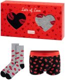 Soxo Giftbox Boxershort M en Socks M40-45 vaderdag papa Love Valentijn Liefde