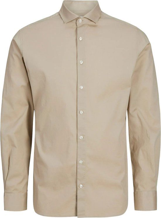 Jack & Jones Blajaxon Overhemd - Mannen - Maat M - Beige