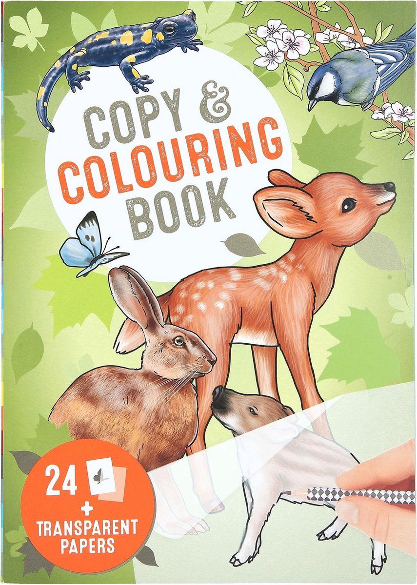 Depesche Wilde dieren overtrekboek - Multicolor - 2021