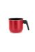 Zanetti Adriatica Aluminium Melkkan - Rood, Diameter 10 cm