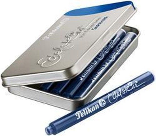 Pelikan Edelstein Ink GTP/6 Sapphire Metallet - White