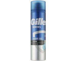 Gillette Series Scheergel - Cleansing with Charcoal - 200 ml