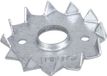 Alberts 836122 schijfdeuvel met tanden, enkelzijdig, sendzimir verzinkt, voor opschroeven, buiten-Ø50 mm, Innen- Ø12 mm, 100er Set