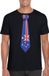 Bellatio Decorations Shoppartners Bv Zwart t-shirt met Australische vlag stropdas heren - Australie supporter S