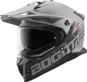 Bogotto FG-601 Duo Grijs Fiberglas Enduro Helm - Helm