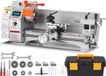 VEVOR Metaaldraaibank 11,78x40,6cm Draaibank Metaal 50-2500rpm Tafeldraaibank Tafeldraaibank 800W 9x Metrisch (van 0,5 tot 3 mm) 10x Imperial (van 10 tot 44 TPI) Draad MT5 Spindelkegel