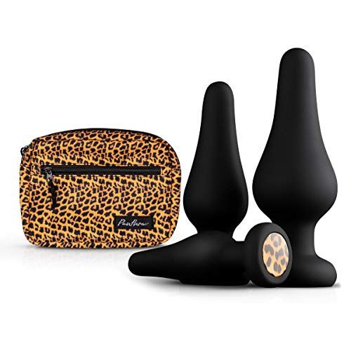 Panthra Kesia Buttplug Set - Zwart - Siliconen