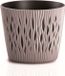 Prosperplast Ronde Kunststof Pot Sandy Round Mokka 15,8 x 15,8 x 13,8 cm
