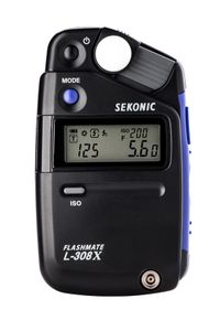 Sekonic L-308X Lichtmeter - Zwart/Blauw