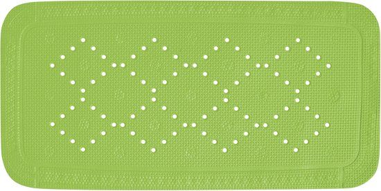 Spirella Badmat Antislip voor Badkuip – Badkuip Mat met Zuignappen en Afvoergat – Douche Antislip Mat voor Kinderen en Volwassenen