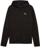 Puma Pumatech Slim Elevated Full-Zip Hoodie Dk Sweater - Zwart - Heren - XXL